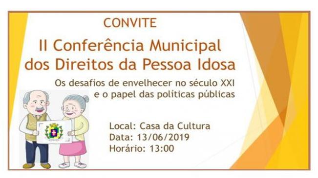 Convite para a Conferência do Idoso