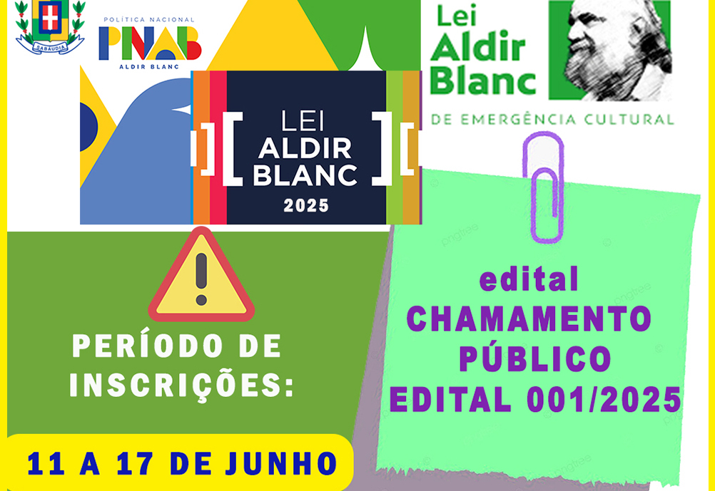 CULTURA - LEI ALDIR BLANC