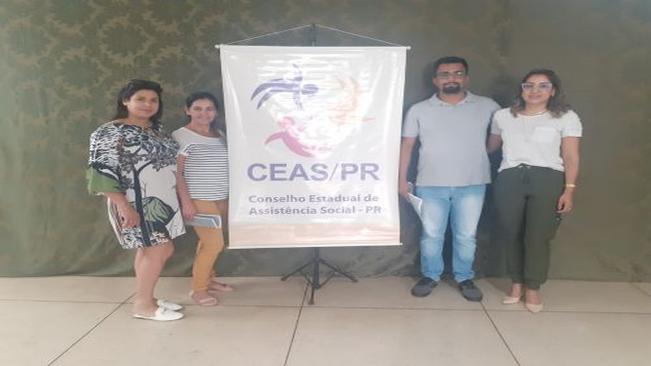 CONSELHEIROS DA ASSISTÊNCIA SOCIAL PARTICIPAM DE REUNIÃO DESCENTRALIZADA DO CEAS/PR.