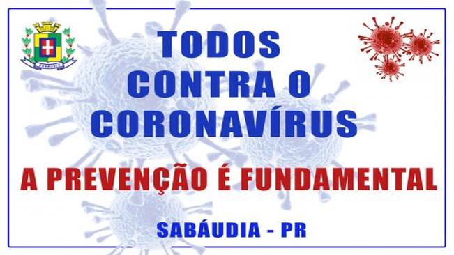 Sabáudia adota medidas de prevenção contra o coronavírus para proteger população